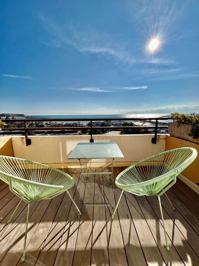 Superbe T2 Avec Terrasse Et Vue Su Mer Quartier Des Quilles A Sète Eksteriør bilde